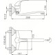 Смеситель FRAP F4603 настенный