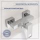 Смеситель Lauter Cascade 21СК9615C с лейкой Relexa Nevada 21S10146