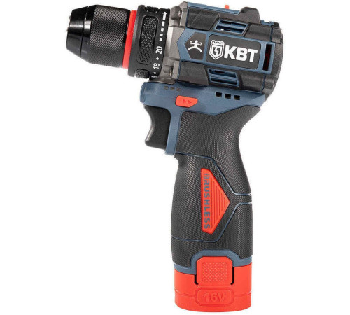 Дрель-шуруповерт КВТ DB-16-10 с 2-мя АКБ, кейс
