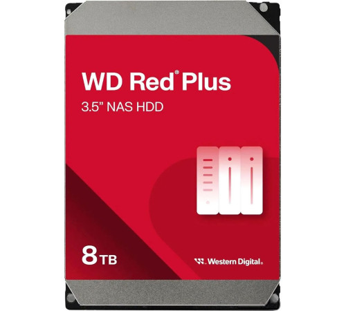 Жесткий диск WD Red Plus 8TB WD80EFPX