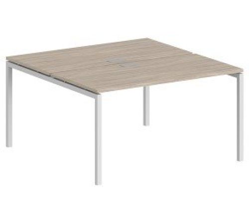 Стол Norden 160x143.8x75 SG.246.OL.44.WH белый/дуб светлый