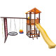 Игровой комплекс Perfetto Sport Bari-9 + качели Паутина