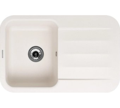 Кухонная мойка KUPPERSBERG Lira 1B1D White Alabaster