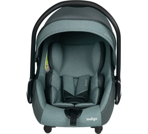 Детское автокресло Indigo Bonny зеленый/серый