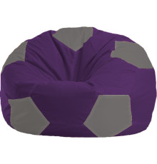 Кресло-мешок Flagman Мяч Стандарт М1.1-72 фиолетовый/серый