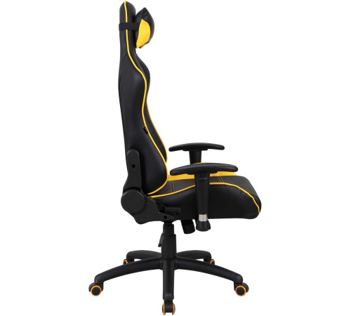 Кресло Brabix GT Master GM-110 черный/желтый