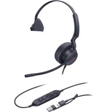 Офисная гарнитура Yealink UH44 Mono Teams USB-C/A