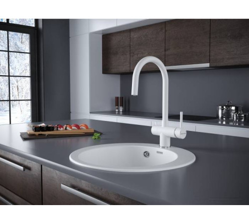 Смеситель Paulmark Heller He213218-431 матовый белый