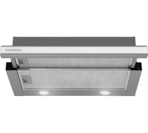 Кухонная вытяжка MAUNFELD VSQ 60 нержавеющая сталь/белое стекло
