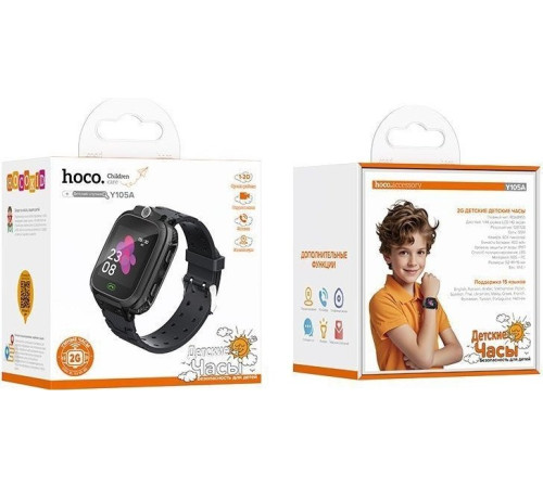 Детские умные часы Hoco Y105 черный
