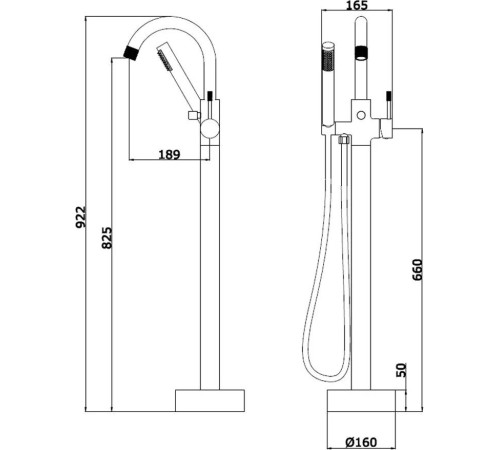 Смеситель Vieir V403534S
