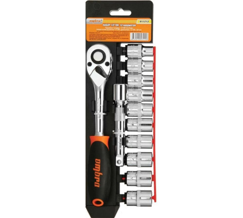 Набор торцевых головок Ombra 911212 12 предметов