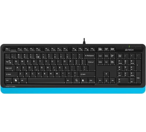 Клавиатура A4Tech Fstyler FK10 черный/синий