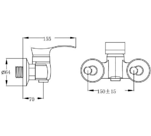 Смеситель РМС SL86-003