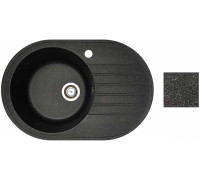 Кухонная мойка БелЭворс Rondo L черный, без сифона