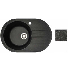 Кухонная мойка БелЭворс Rondo L черный, без сифона
