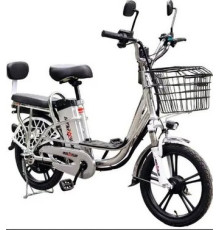 Электровелосипед AVM E-ALFA 18 серебристый