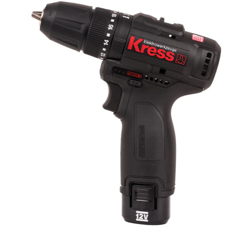 Ударная дрель-шуруповерт Kress KU362.2 с 2-мя АКБ, сумка