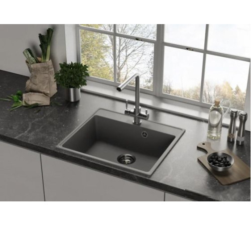 Кухонная мойка Ulgran QUARTZ Forte 580-06 трюфель