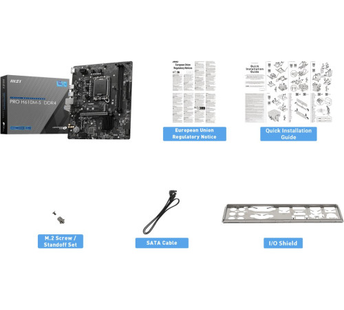 Материнская плата MSI Pro H610M-S DDR4