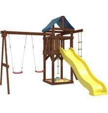 Игровой комплекс National Tree Company c качелями лодочка для улицы и дачи IgroWoods ДП-1 Premium