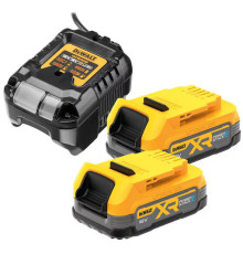 Аккумулятор с зарядным устройством DeWalt DCB1102E2 18В/2x1.7 Ач + 12-18В