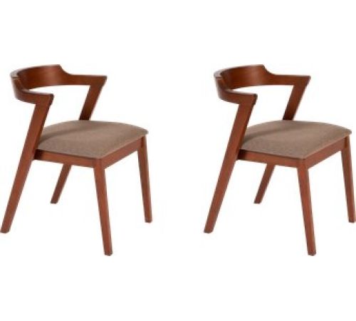 Стул с подлокотниками TetChair Versa мягкое сиденье 2шт, коричневый