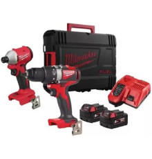 Milwaukee M18 BLPP2B3-502X 4933492846 шуруповерт, винтоверт, 2 АКБ, кейс