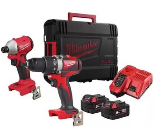 Milwaukee M18 BLPP2B3-502X 4933492846 шуруповерт, винтоверт, 2 АКБ, кейс