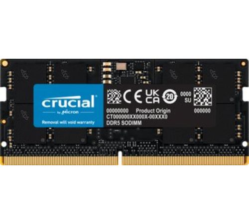 Оперативная память Crucial 8ГБ DDR5 SODIMM 5600 МГц CT8G56C46S5