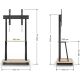Стойка для телевизора Holder PR-108 серый/сланец