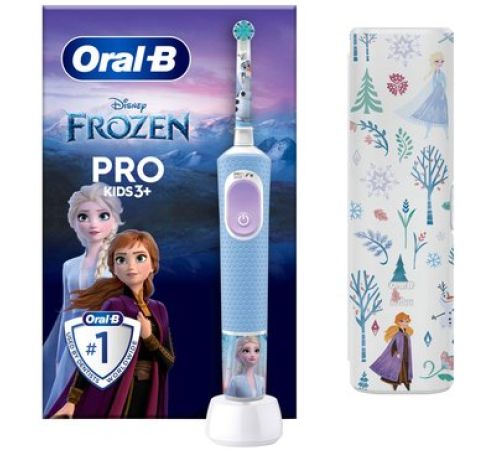 Электрическая зубная щетка Oral-B Vitality Pro Kids D103 Frozen II с футляром