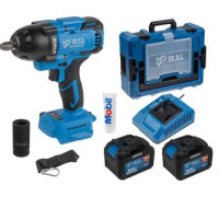 Гайковерт Bull SC 1807 1329724 с 2-мя АКБ, кейс