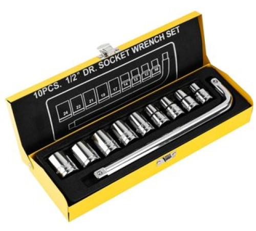 Набор трещотка с головками Deli DL2010T 10 предметов