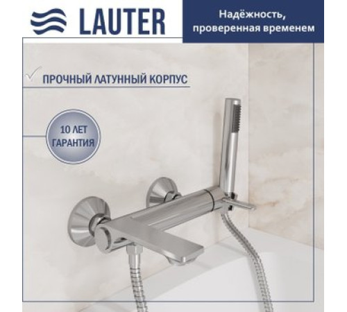 Смеситель Lauter Velvet 21СК6696С с лейкой Lily 21S10048