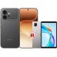 Телефон HONOR 600 Dual SIM 12GB/256GB международная версия черный + планшет HONOR Pad X7 LTE 4GB/128GB серый по акции
