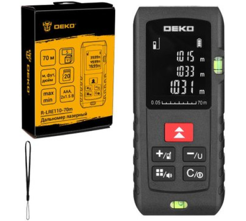 Лазерный дальномер Deko R-LRE110-70m