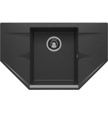Кухонная мойка Polygran Riff-800 черный 16