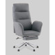 Офисное кресло TopChairs Solid с оттоманкой DD-004-OT серый