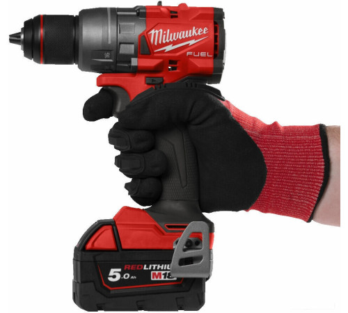 Дрель-шуруповерт Milwaukee M18 FUEL M18FDD3-502X 4933479863 с 2-мя АКБ 5 Ач, кейс
