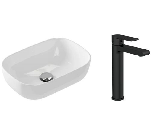Умывальник Cersanit Moduo 50 Square 63570 + 63111