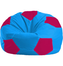 Кресло-мешок Flagman Мяч Стандарт М1.1-268 голубой/малиновый