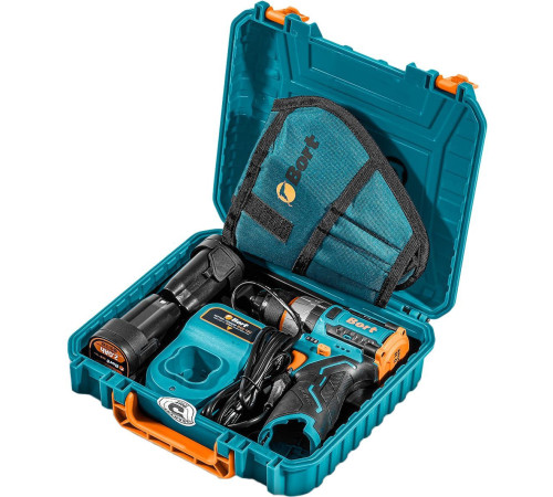 Ударная дрель-шуруповерт Bort BAB-16U 93414882 с 2-мя АКБ, кейс