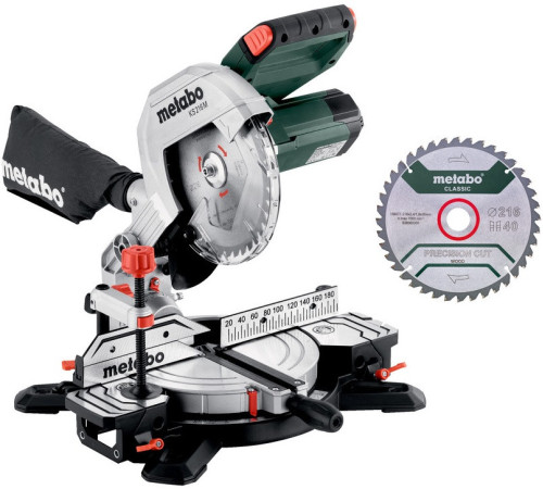 Торцовочная пила Metabo KS 216 M Set 610216900