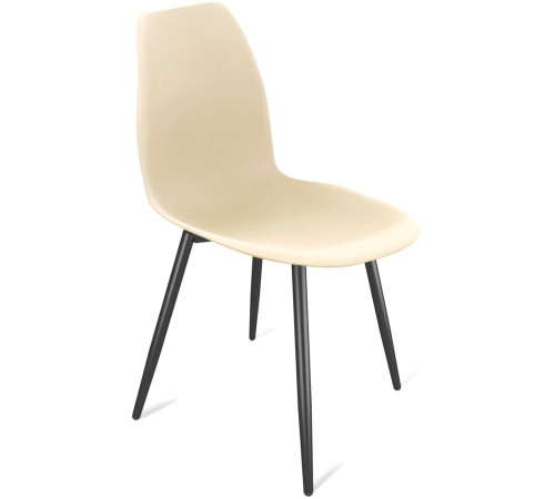 Стул Sheffilton SHT-ST29/S95-1 бежевый/черный муар