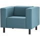Интерьерное кресло Mio Tesoro Белфаст 307 Savanna Plus Blue 1175, голубой