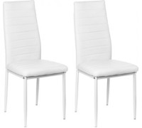 Стул Mio Tesoro Джия DC-060KD 2 шт, белый/белый