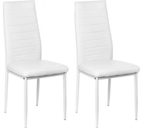 Стул Mio Tesoro Джия DC-060KD 2 шт, белый/белый
