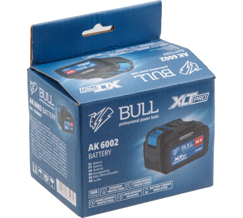 Аккумулятор Bull AK 6002 18В/6 Ah