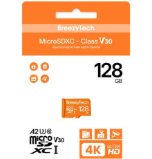 Карта памяти BreezyTech Ultra microSDXC Class 10/A2/V30 128GB без адаптера